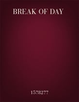 Break of Day TTBB choral sheet music cover